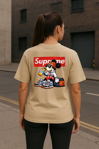 Remera Oversized SUPRM Icon Clash