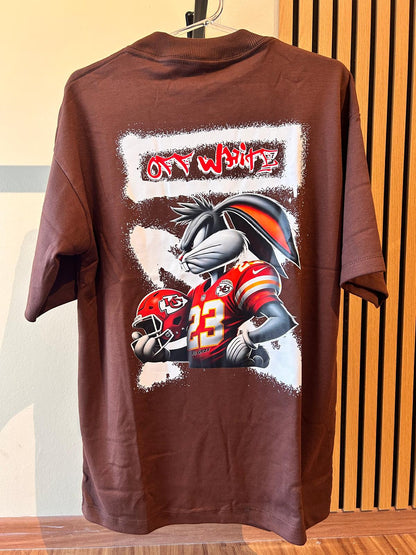 Remera Oversized OWht Rugbier Bugs