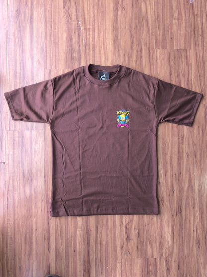 Remera Oversized Kaws Bart Remix