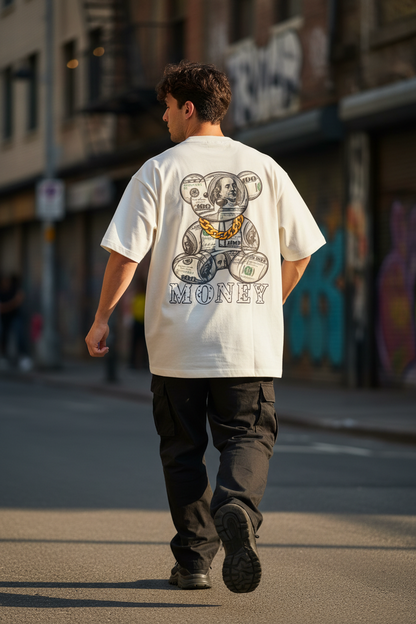 Remera Oversized Money Hustler