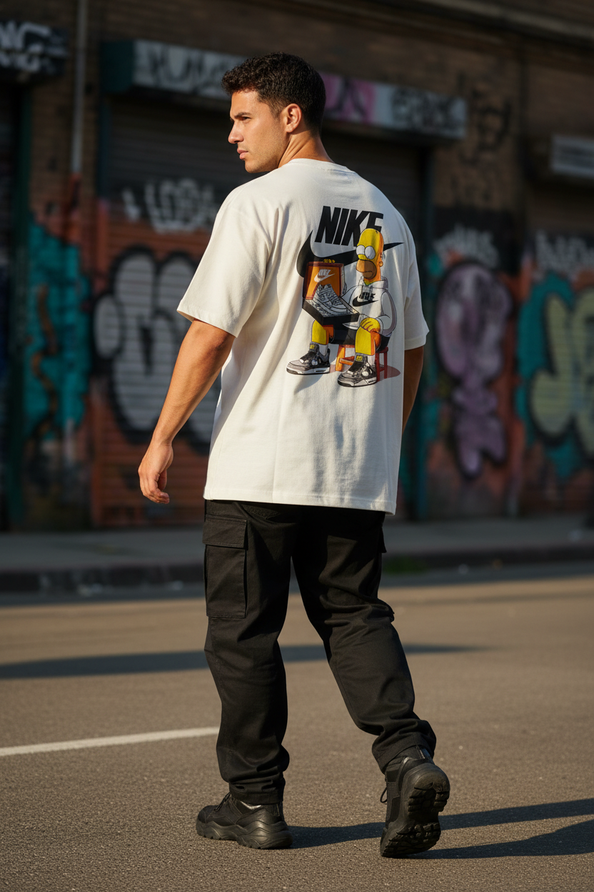 Remera Oversized NK Homer's Sneaker