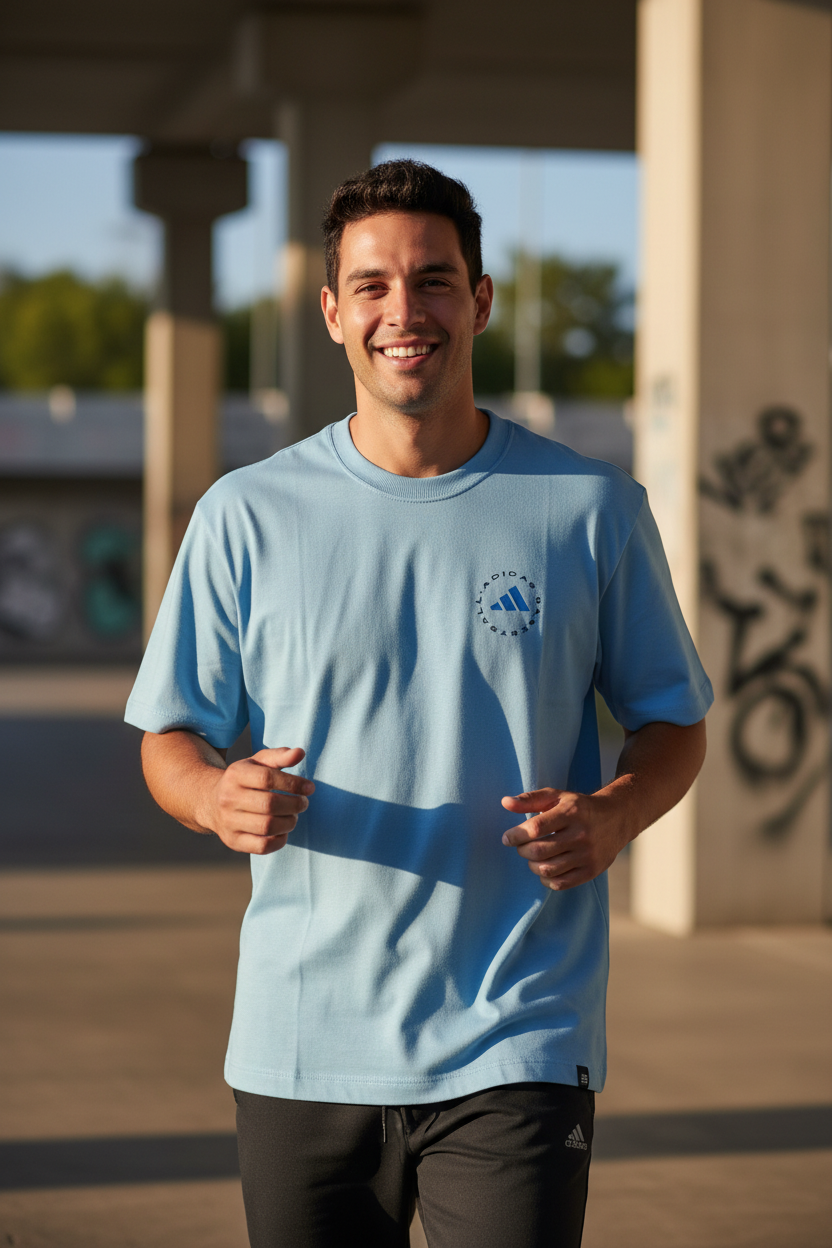 Remera Oversized ADI Basketball Court