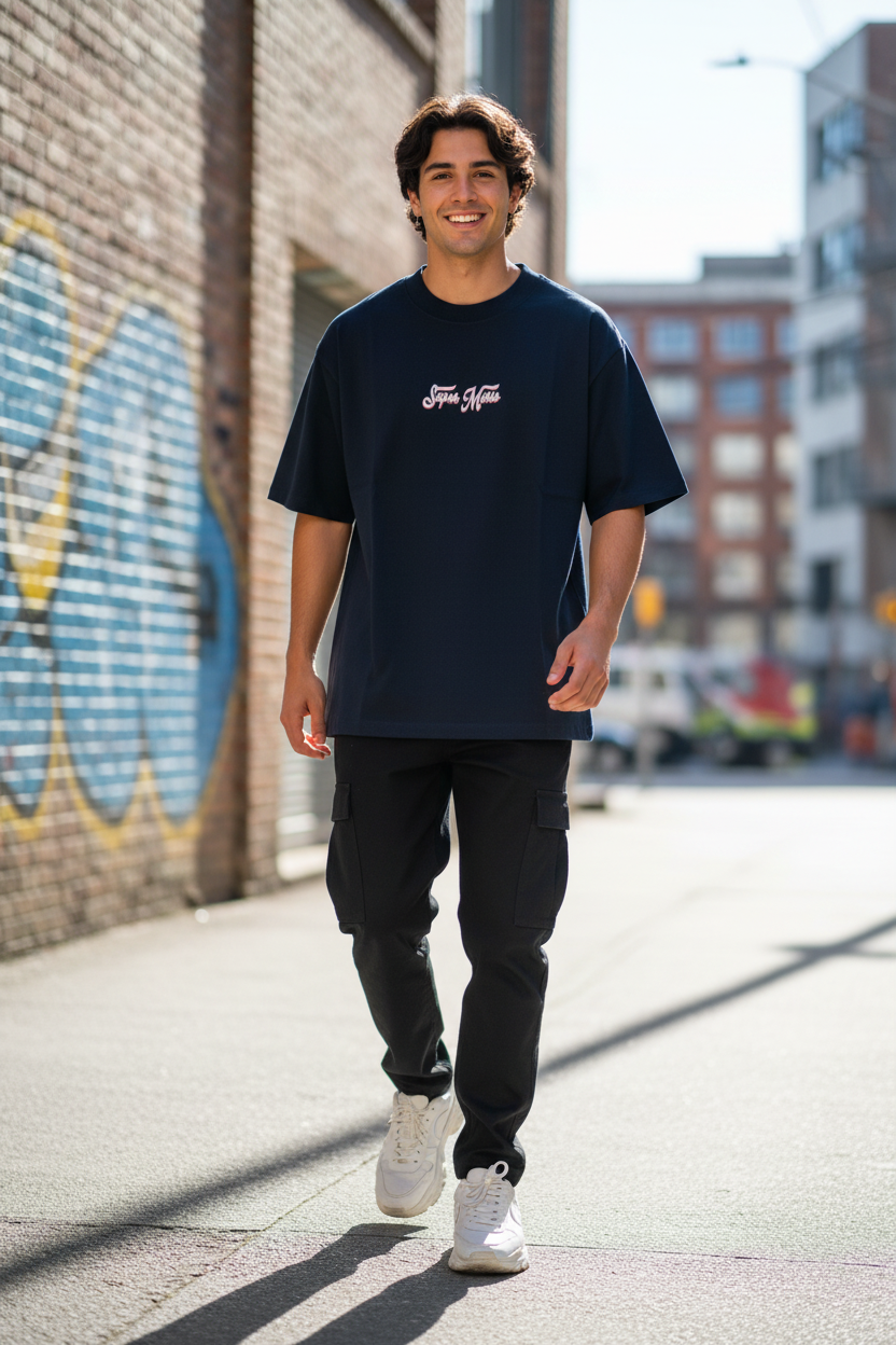 Remera Oversized Super Mario Shoryuken