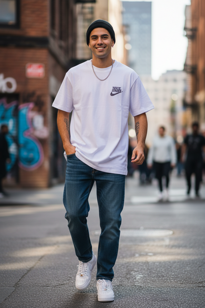 Remera Oversized NK Back Street