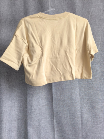 Cropped Oversized NK Flower Power