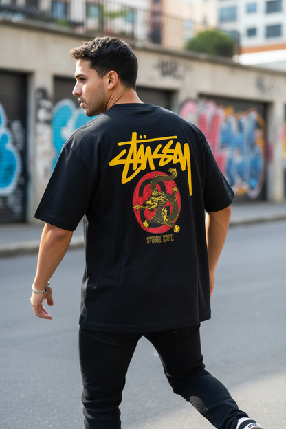 Remera Oversized STSSY Kyoto