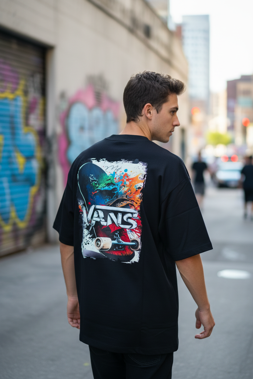 Remera Oversized VNS Skate Board
