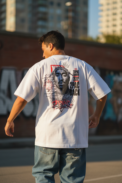 Remera Oversized 2Pac Target