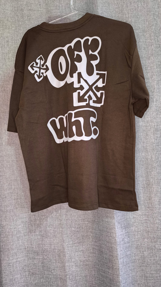 Remera Oversized "OW Wht"