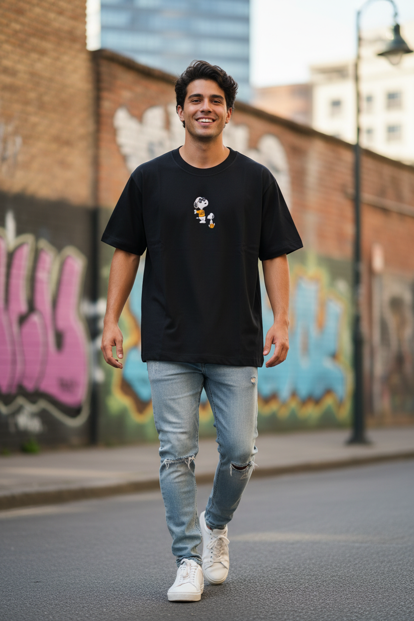 Remera Oversized OW Joe Kaws