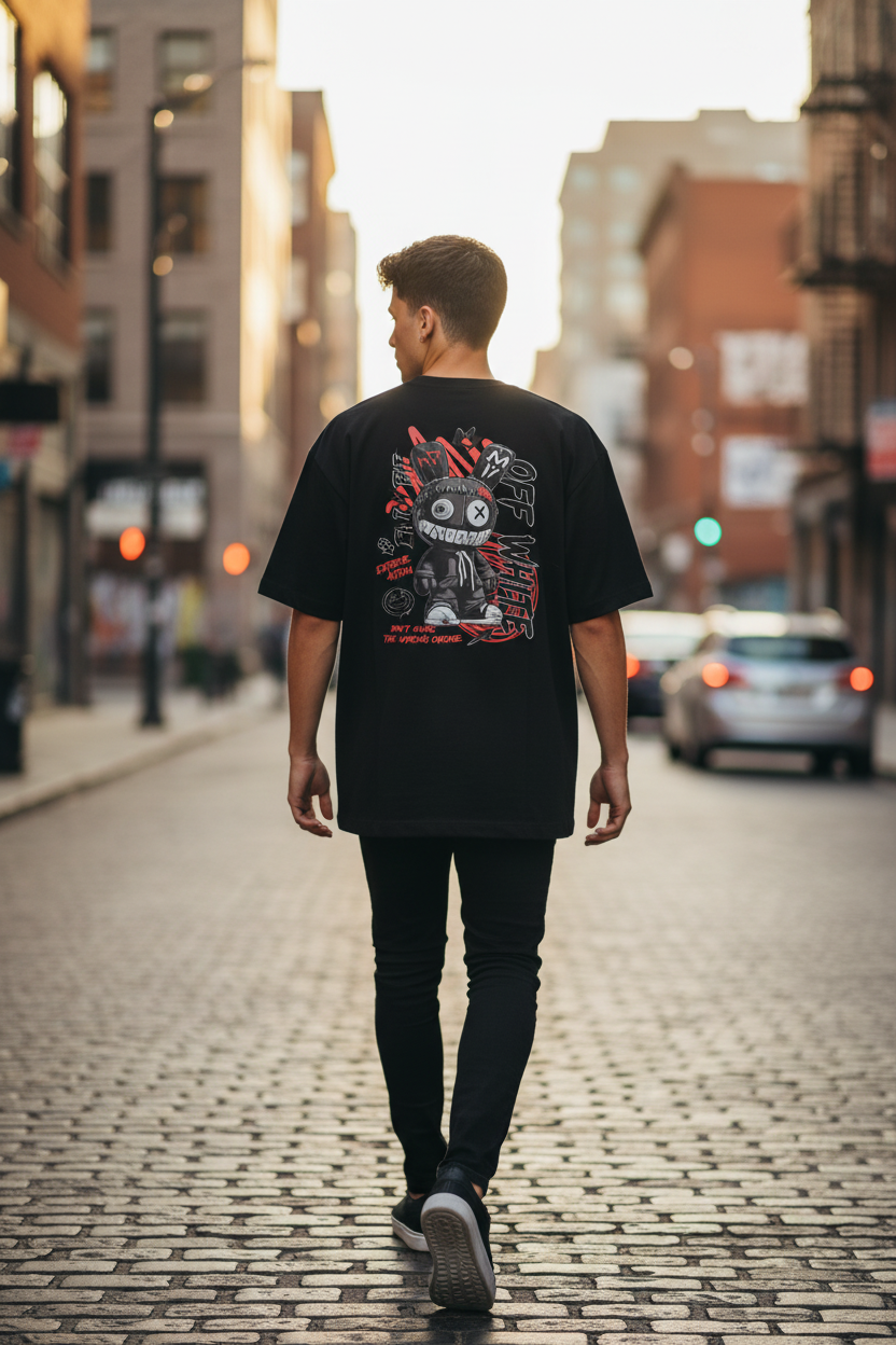 Remera Oversized OFW Enjoy the Action
