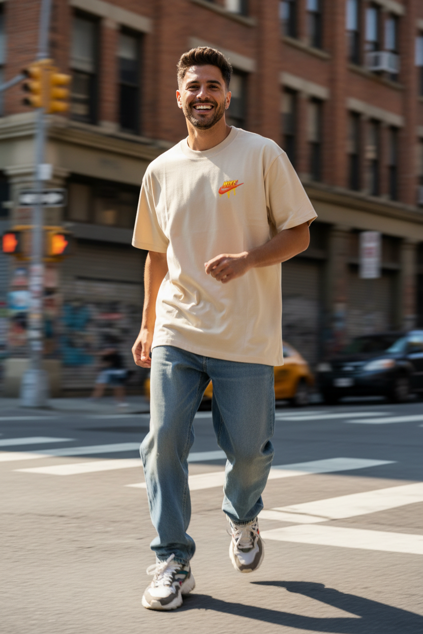 Remera Oversized NK Bart's Vudu