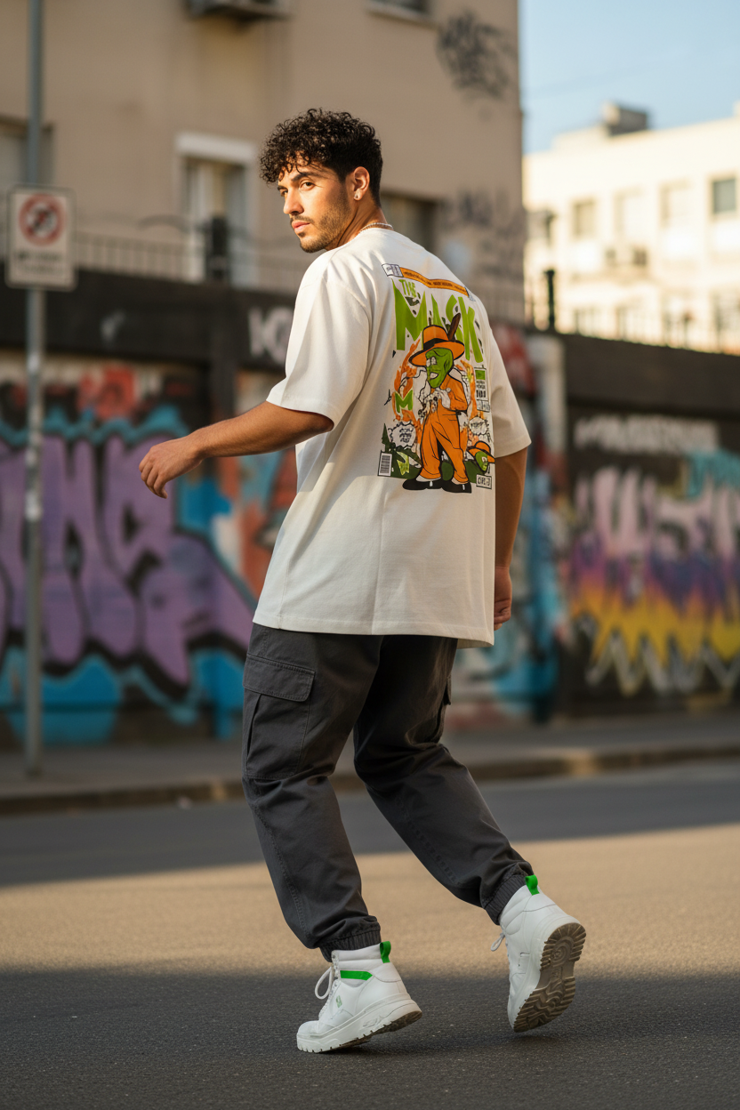 Remera Oversized The Mask