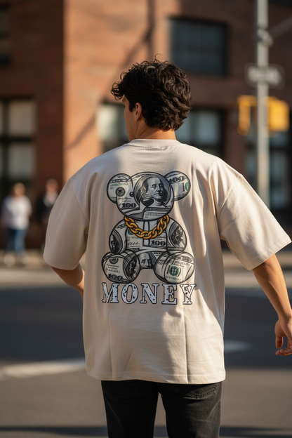 Remera Oversized Money Hustler