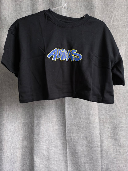 Cropped Oversized AD Game On