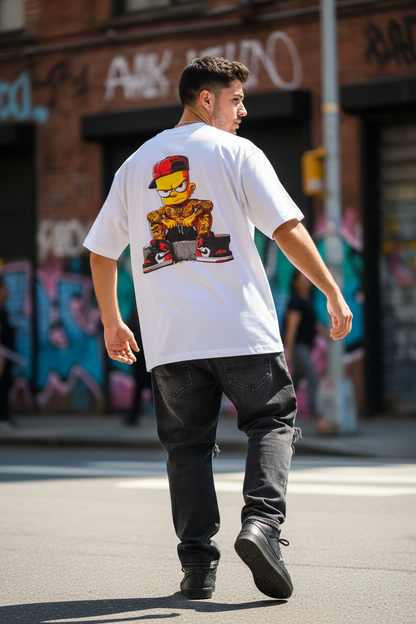 Remera Oversized NK Gangster Bart