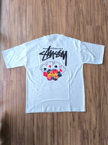 Remera Oversized STSSY BlackJack