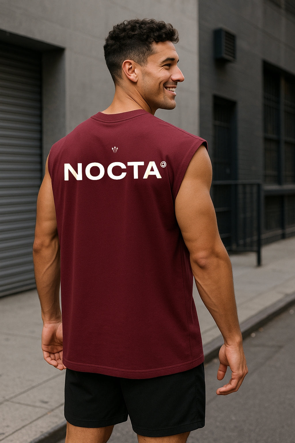 Musculosa Oversized NK Monogram