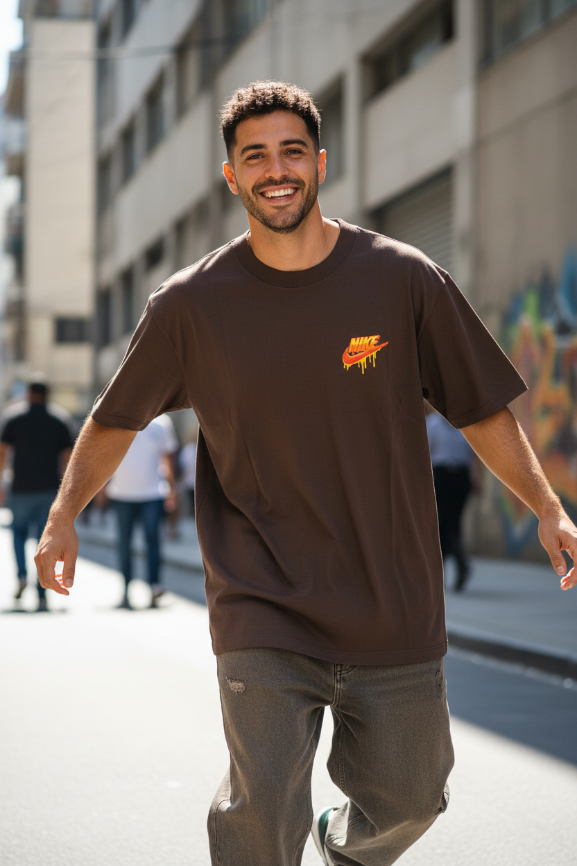 Remera Oversized NK Bart's Vudu