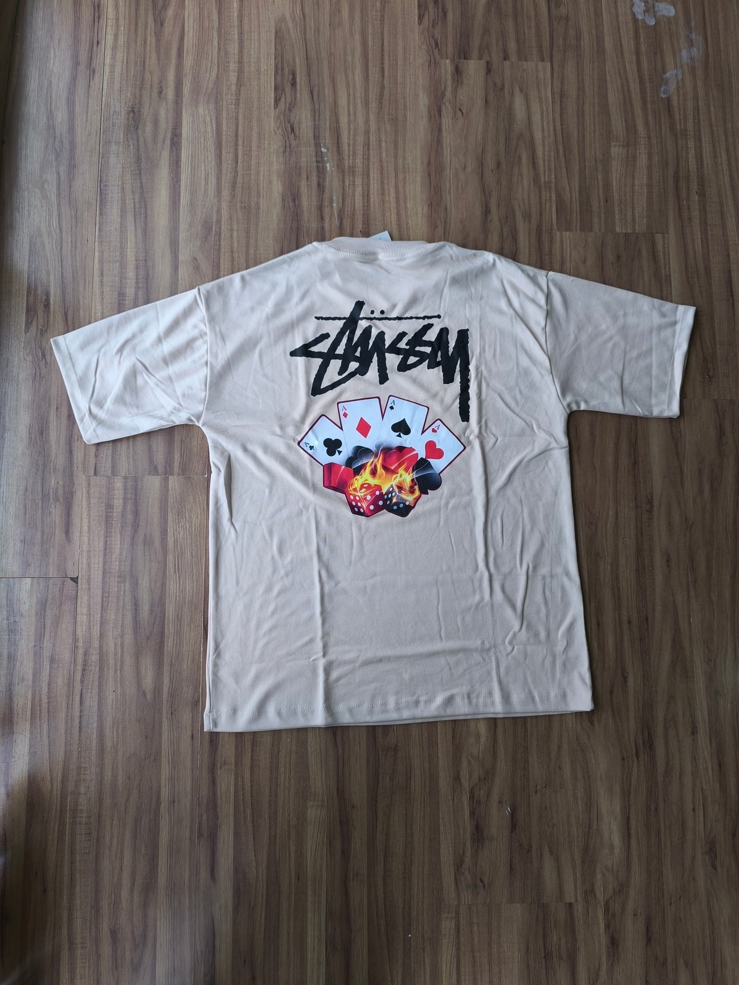 Remera Oversized STSSY BlackJack