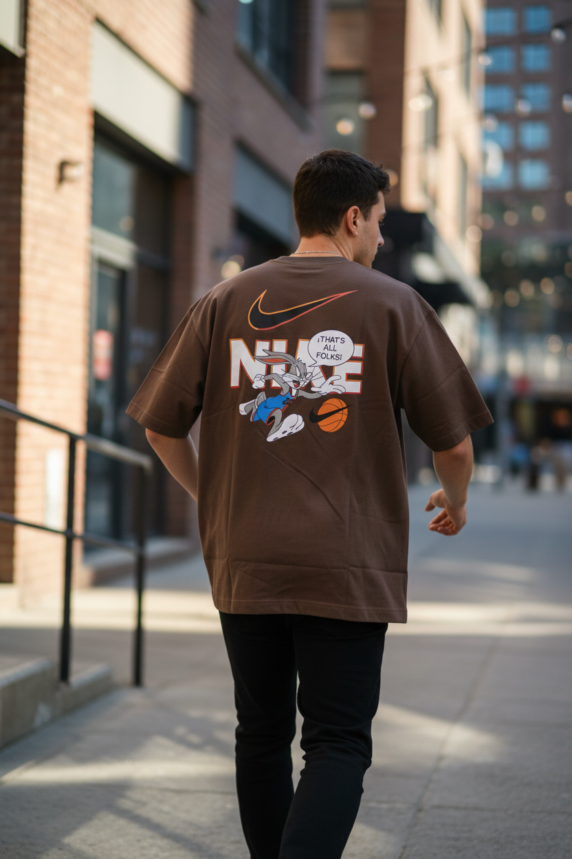 Remera Oversized NK That's All Folks