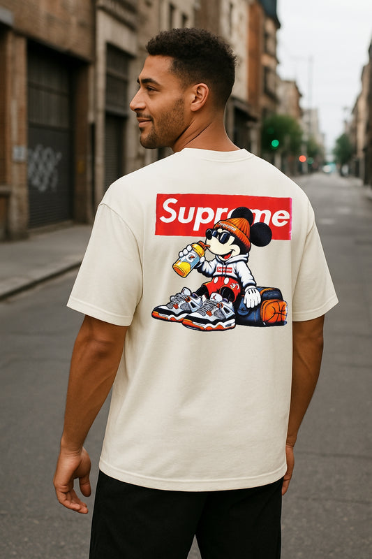 Remera Oversized SUPRM Icon Clash