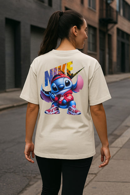 Remera Oversized NK Stich Vibes