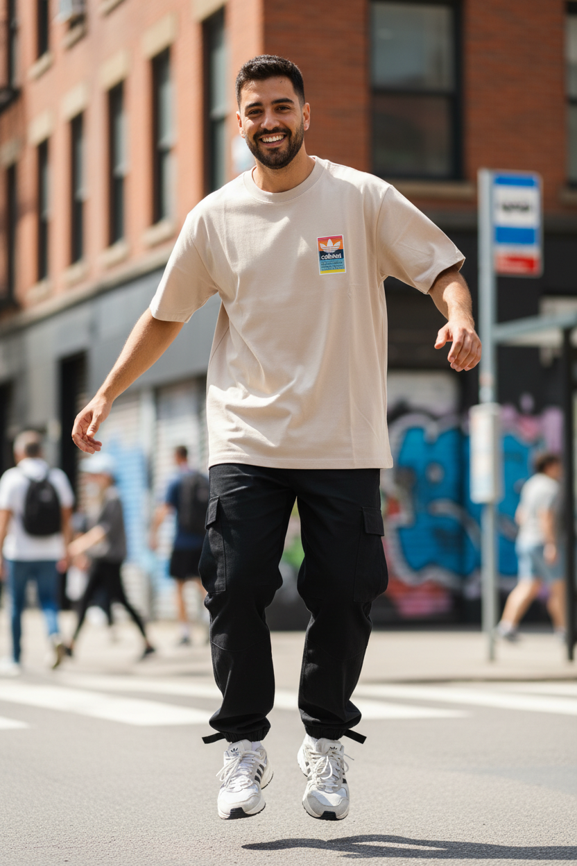 Remera Oversized ADI Raimbow