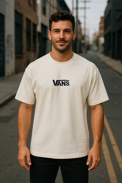 Remera Oversized VNS Bordada Edge
