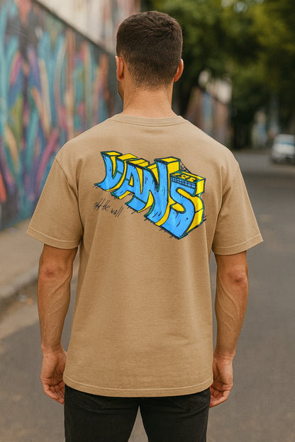 Remera Oversized VNS Wall Script