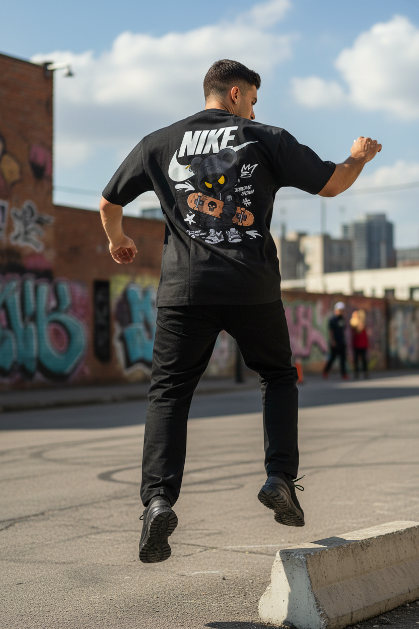 Remera Oversized NK Mystery Guy