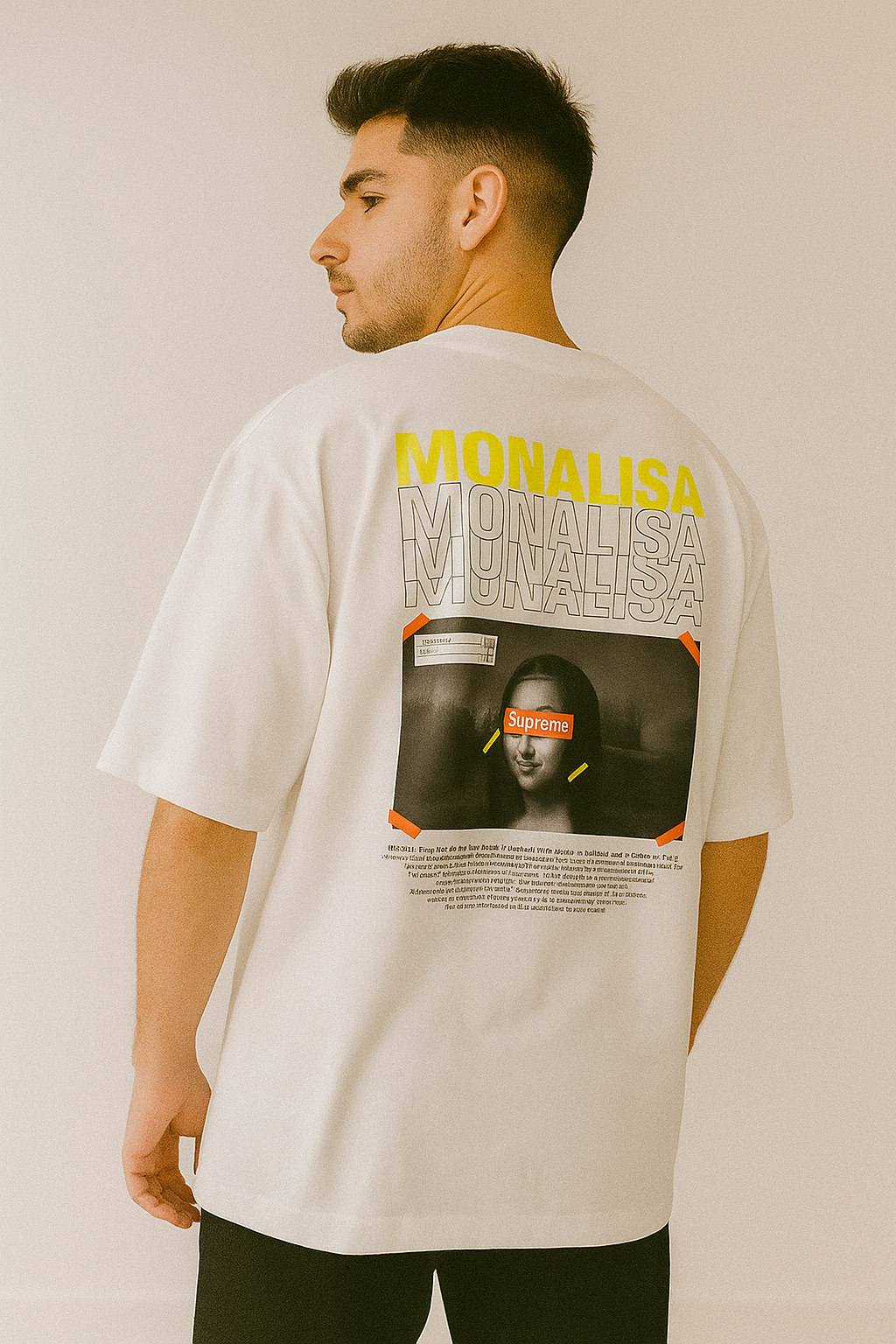 Remera Oversized SPRM Monalisa