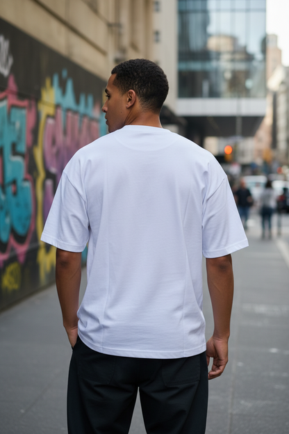 Remera Oversized NK Bordada Classic