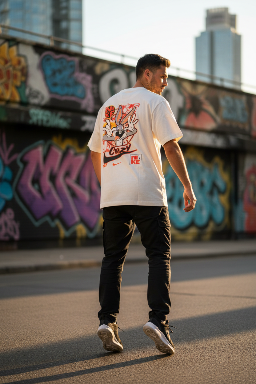 Remera Oversized NK Crazy Bugs