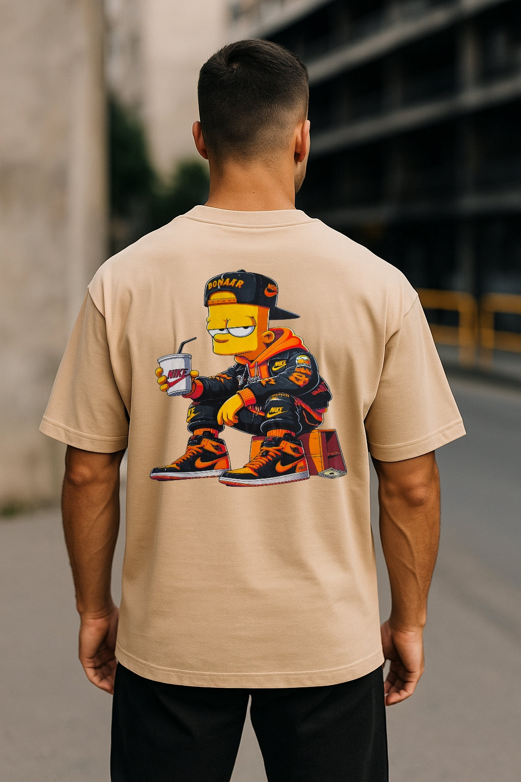 Remera Oversized NK Pouting Bart