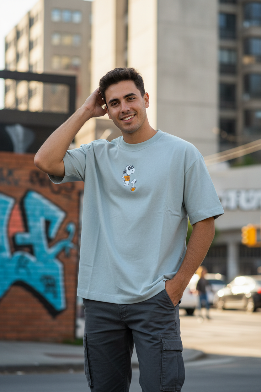 Remera Oversized OW Joe Kaws
